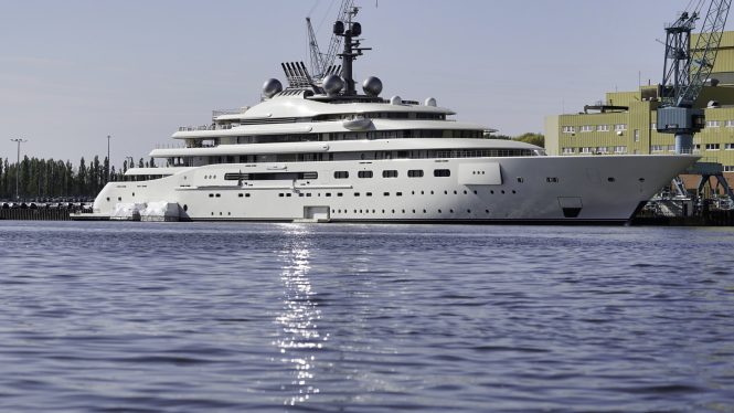 160m Lurssen Project BLUE yacht - Photo © DrDuu