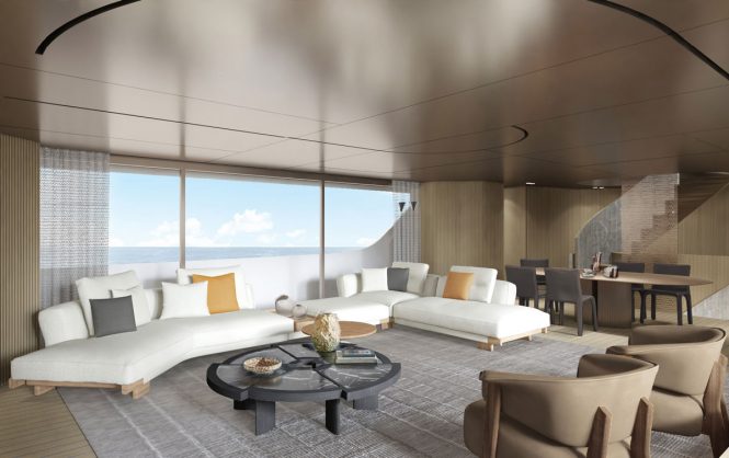 Contemporary main salon