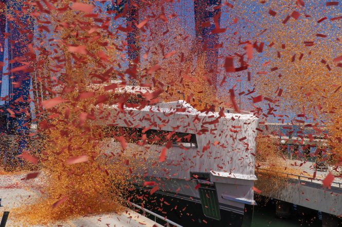 CRN yacht CIAO launched in Italy