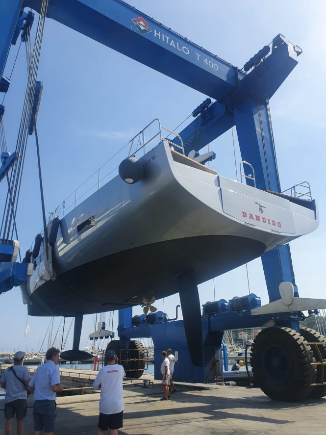 Ice Yachts launch sailing yacht BANDIDO