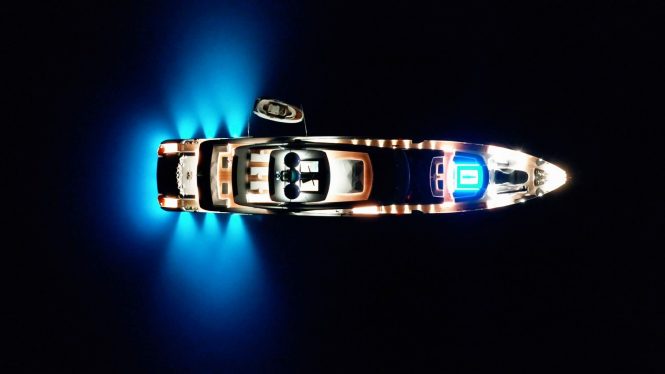 aerial view by night - Credits Renzo Chelazzi