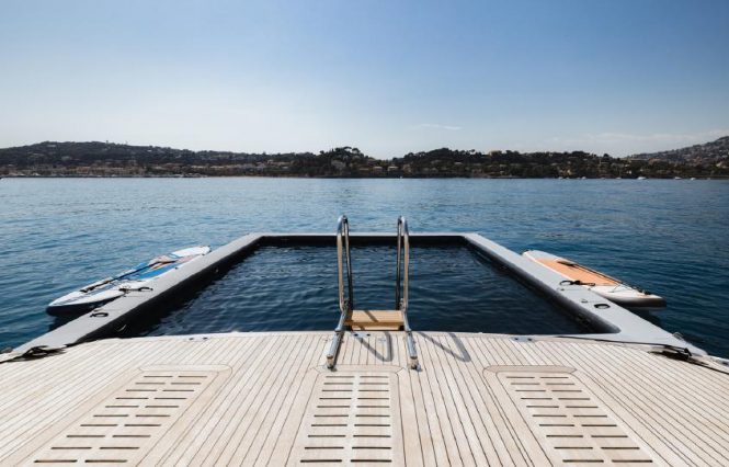Swim platform and pool
