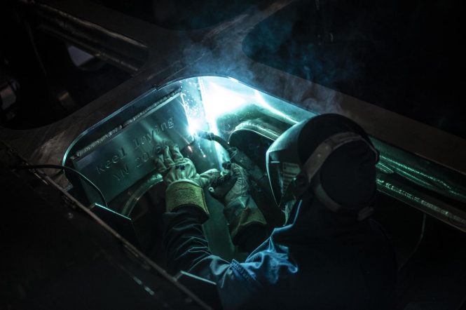 Project ORION keel laying