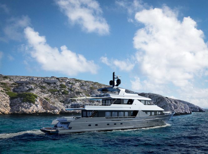 Newly refitted yacht SKY