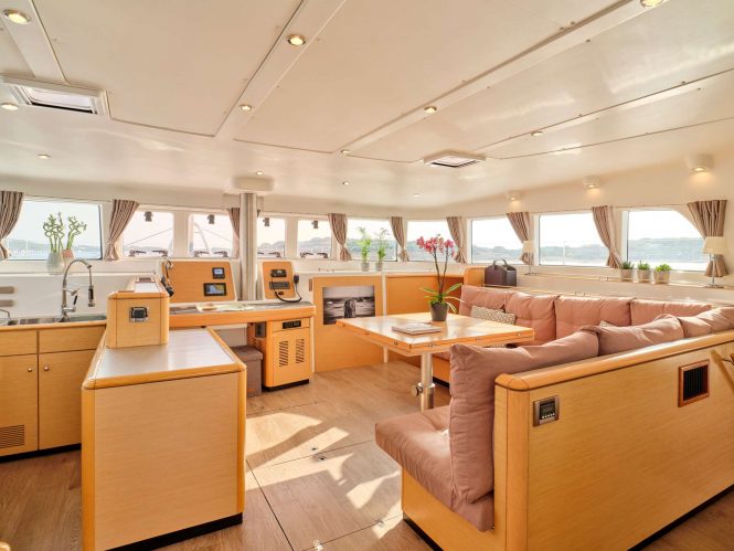 Main salon filled with light