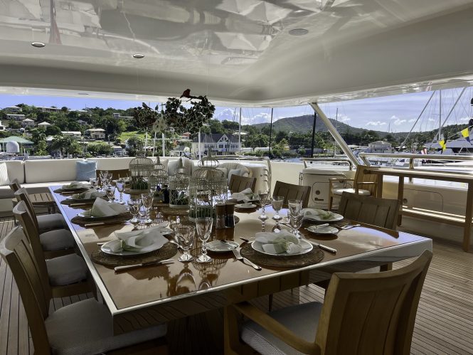 On board hospitality