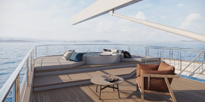 MARALLURE | Sun deck jacuzzi