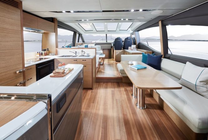 Main salon view forward