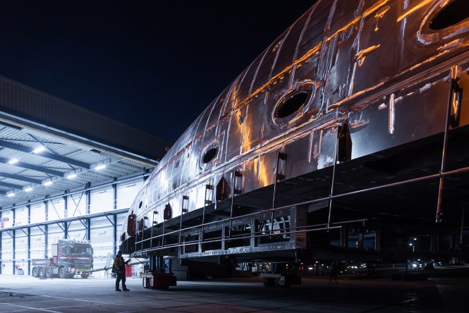 Royal Huisman 408 AQUARIUS II - photo by Tom van Oossanen 