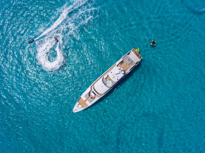 LADY JOY viewed from above
