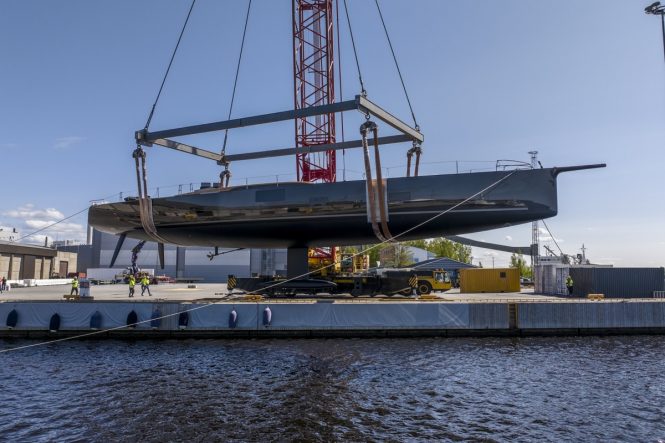 Sailing yacht ZEMI launches