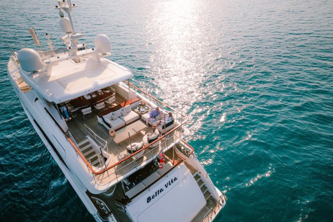 BELLA VITA yacht aft