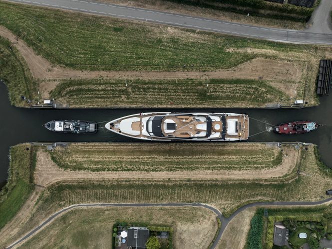 Maiden voyage of ULTRA G - Photo © Heesen Yachts