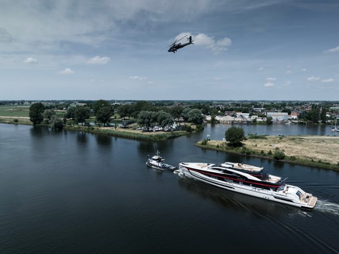Superyacht ULTRA G by Heesen Yachts on her first voyage - Photo © Heesen Yachts