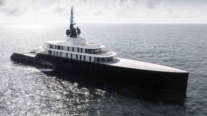 Superyacht LIVA underway | Credit - Tom van Oossanen