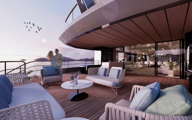 aft deck socialising area