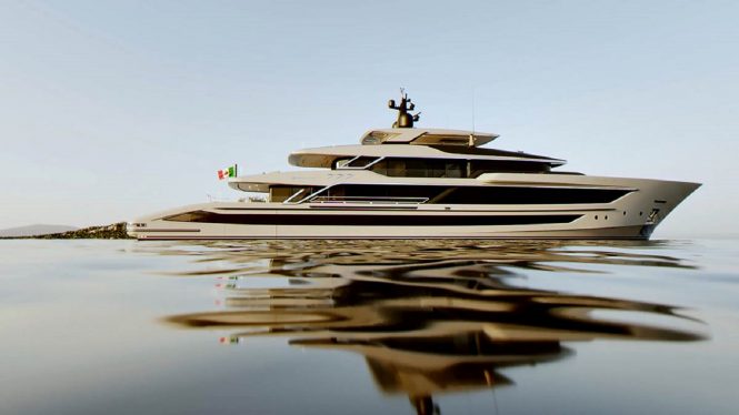 Superyacht HULL 10262 - Baglietto T60 rendering