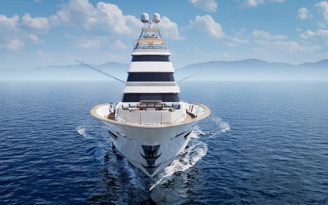 Royal Huisman 406 - rendering by Vripack