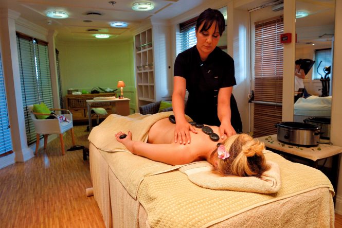 Spa experience aboard classic charter yacht Christina O
