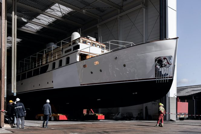 classic motor yacht FAIR LADY post-Huisfit - Photo by Tom Van Oossanen