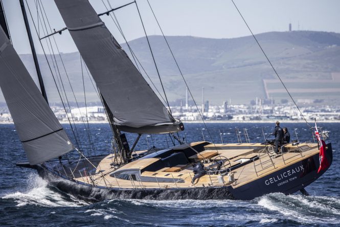 Sailing yacht GELLICEAUX  - image by Jesus Renedo