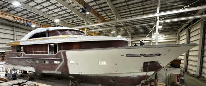 Superyacht WESTPORT W117 - in construction