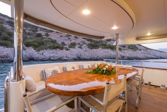 Aft deck on board ARCHSEA