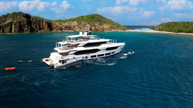 Motor yacht OPTIMISM with water toys