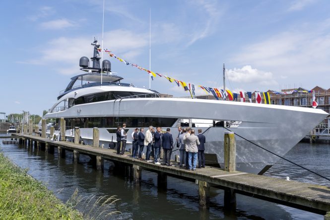 Christening of luxury yacht ALP by Heesen - Photo Ruben Griffioen