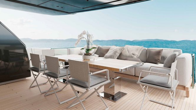 aft deck al fresco area
