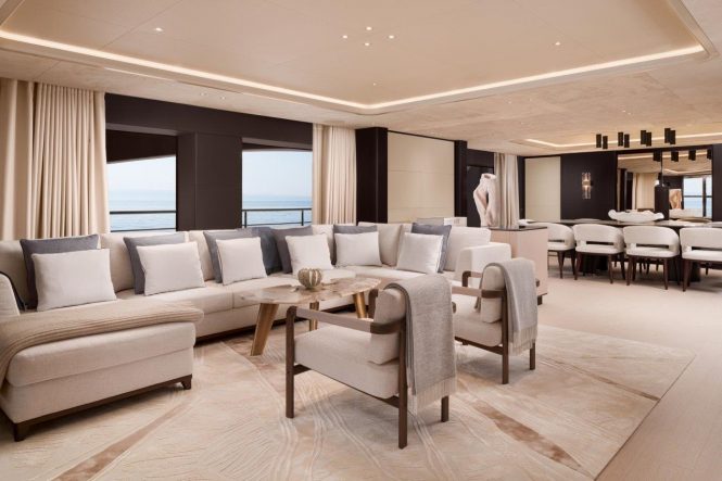 Main salon | image courtesy of Benetti