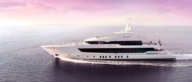 Superyacht ANGELICA | rendered image from Heesen