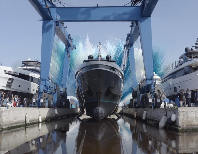 Luxury yacht THE GREAT ESCAPE launches