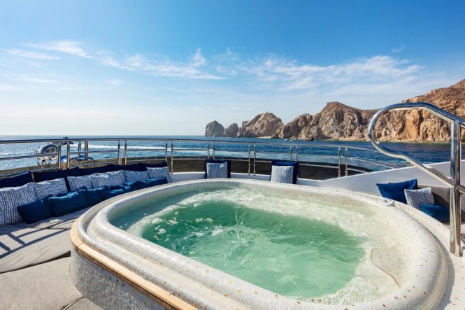 Jacuzzi on the sun deck