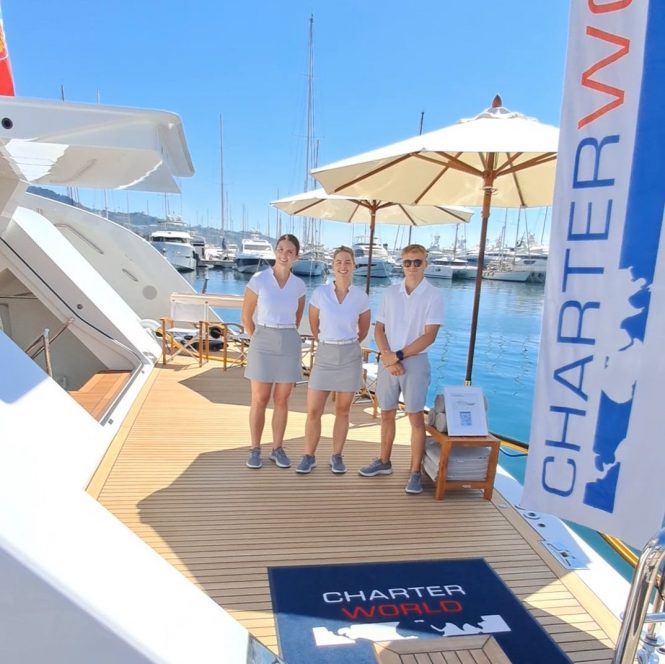 ROCK IT crew at MYBA 2025 Charter Show