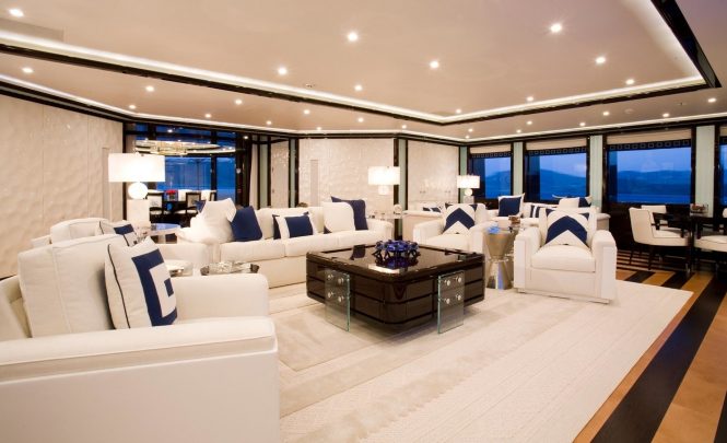 Comfortable and elegant saloon