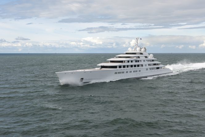 Luxury mega yacht AZZAM 180m ©Klaus Jordan - courtesy of Lurssen