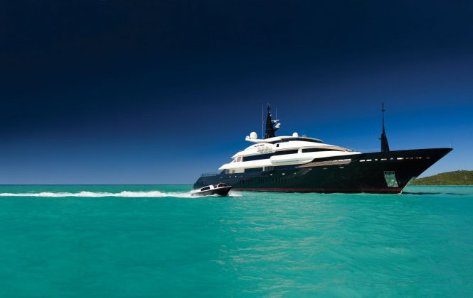 The iconic superyacht ALFA NERO