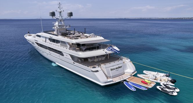 Luxury yacht INVADER