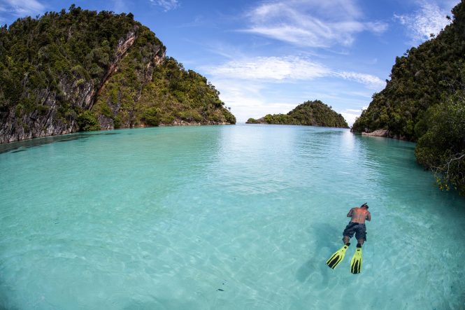 Snorkelling in the pristine Indonesian Waters