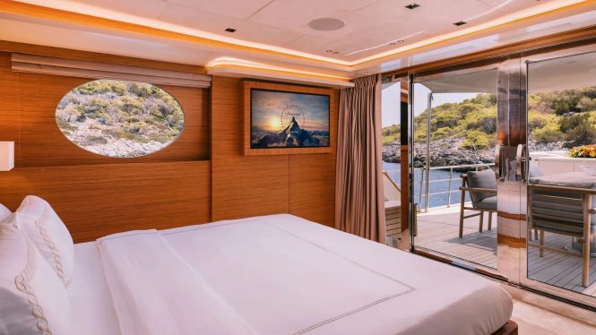 VIP suite with deck access