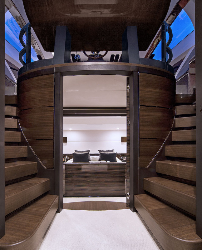 1-Aboard Alpha 87 Express Sportbridge Yacht