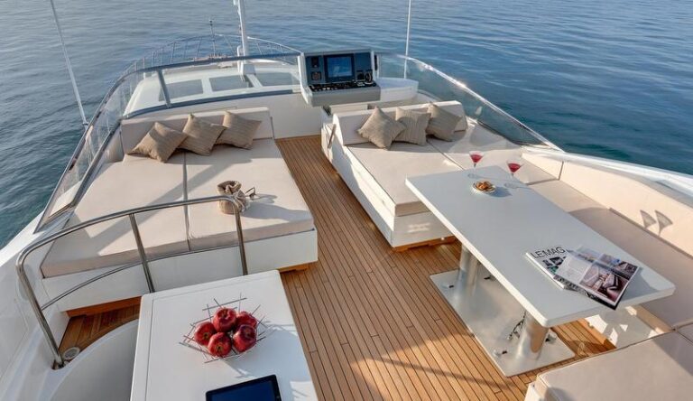 1-Aboard Mangusta 110 Yacht