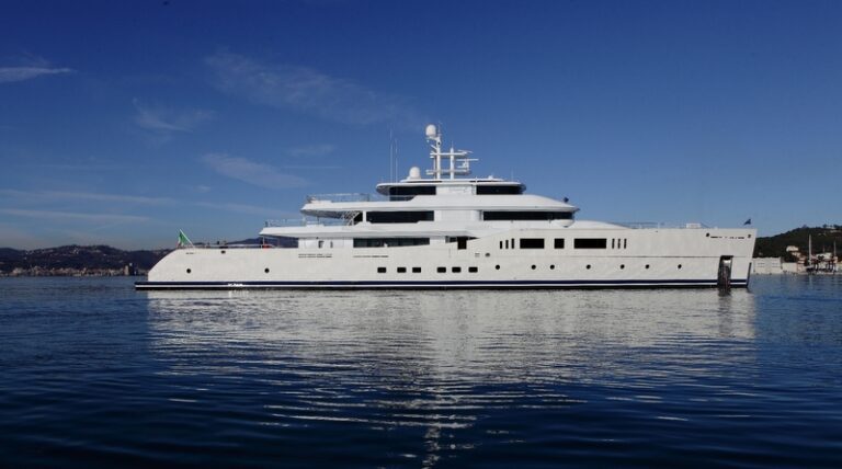 1-Grace E Yacht - side view