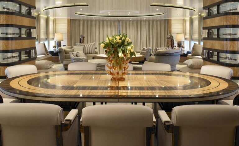 1-Luxury yacht Predator - Dining Room