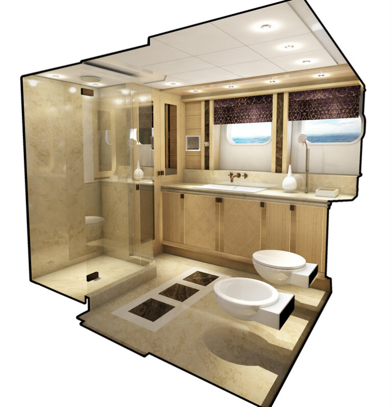 1-Project Galatea Yacht - Guest bathroom