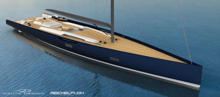 1-Rendering of Baltic 130 Custom Yacht