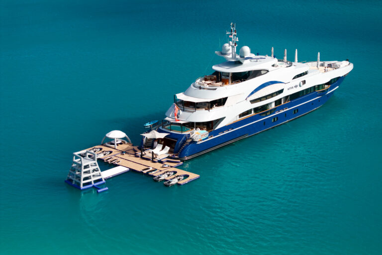 Super Yacht - Aerial Shot