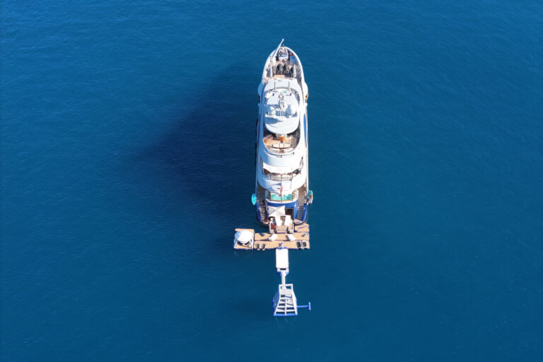 Super Yacht - Aerial Shot