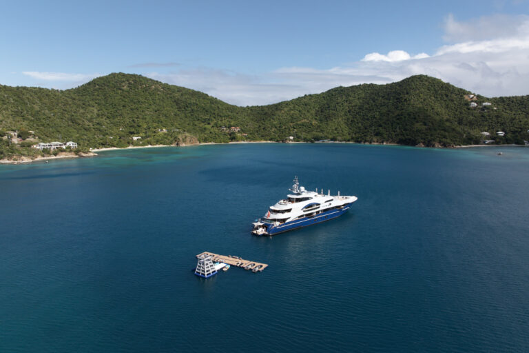 Super Yacht - Aerial Shot